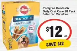 IGA Pedigree Dentastix Daily Oral CareSelected Varieties offer