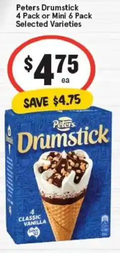IGA Peters Drumstick Selected Varieties offer