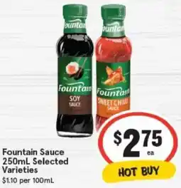 IGA Fountain Sauce Selected Varieties offer