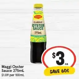 IGA Maggi Oyster Sauce offer