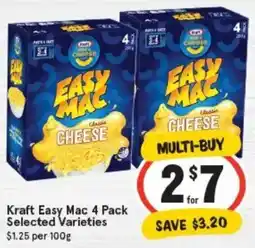 IGA Kraft Easy Mac Selected Varieties offer