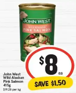 IGA John West Wild Alaskan Pink Salmon offer