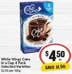 IGA White Wings Cake in a CupSelected Varieties offer