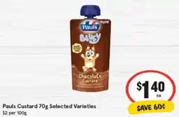 IGA Pauls Custard Selected Varieties offer