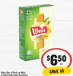 IGA Weis Bar Selected Varieties offer