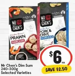 IGA Mr Chen's Dim Sum Selected Varieties offer