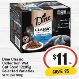 IGA Dine Classic Collection Wet Cat Food Selected Varieties offer
