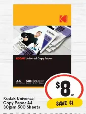 IGA Kodak Universal Copy Paper A4 offer