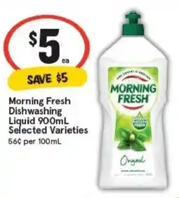 IGA Morning Fresh Dishwashing Liquid Selected Varieties offer