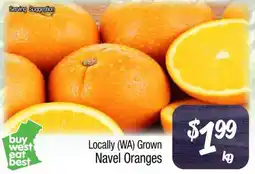 Foodworks Locally (WA) Grown Navel Oranges offer