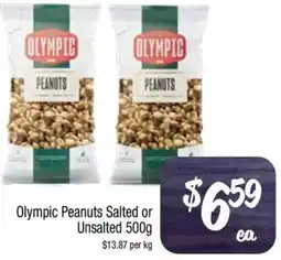 Foodworks Olympic Peanuts Salted or Unsalted offer