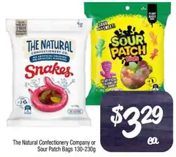 Foodworks The Natural Confectionery Company or Sour Patch Bags offer