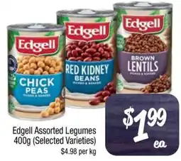 Foodworks Edgell Assorted Legumes offer