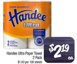 Foodworks Handee Ultra Paper Towel offer