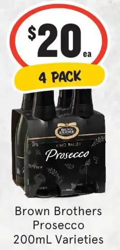 IGA Liquor Brown Brothers Prosecco Varieties offer