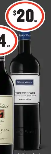 IGA Liquor Wirra Wirra Church Block Varieties offer