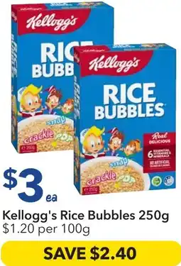 Ritchies Kellogg's Rice Bubbles offer