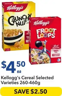 Ritchies Kellogg's Cereal offer