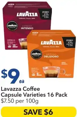 Ritchies Lavazza Coffee Capsule offer