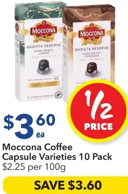 Ritchies Moccona Coffee Capsule offer