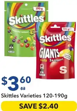 Ritchies Skittles Varieties offer