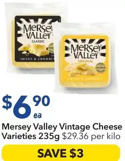 Ritchies Mersey Valley Vintage Cheese Varieties offer