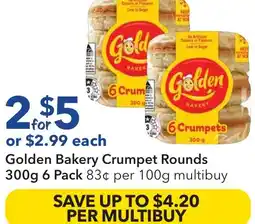 Ritchies Golden Bakery Crumpet Rounds offer