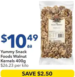 Ritchies Yummy Snack Foods Walnut Kernels offer