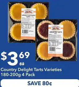 Ritchies Country Delight Tarts Varieties offer