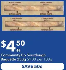 Ritchies Community Co Sourdough Baguette offer