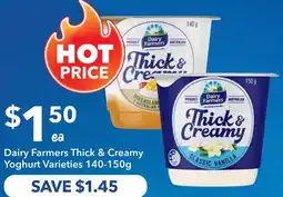 Ritchies Dairy Farmers Thick & Creamy Yoghurt Varieties offer