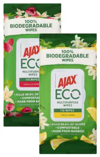 BIG W Ajax 110-pack wipes offer