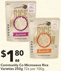 Ritchies Community Co Microwave Rice Varieties offer