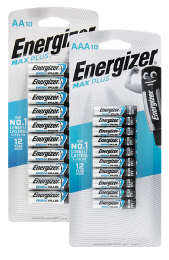 BIG W Energizer 10-pack max plus aa or aaa batteries offer