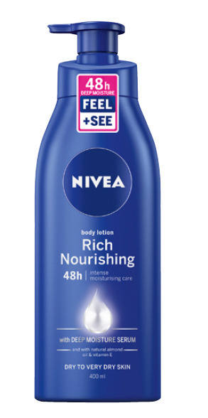 BIG W Nivea body lotion rich nourishing 400ml offer