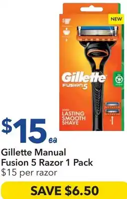 Ritchies Gillette Manual Fusion offer