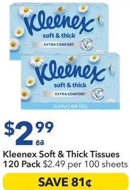 Ritchies Kleenex Soft & Thick Tissues offer