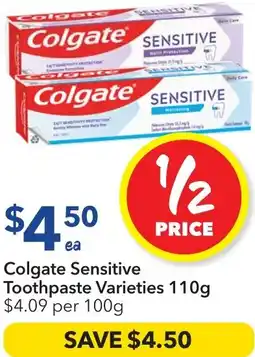 Ritchies Colgate Sensitive Toothpaste offer