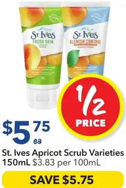Ritchies St. Ives Apricot Scrub offer