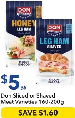 Ritchies Don Sliced or Shaved Meat Varieties offer