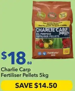Ritchies Charlie Carp Fertiliser Pellets offer