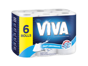 BIG W Viva 6-pack paper towels offer