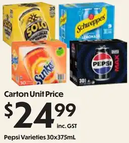 Campbells Wholesale Pepsi Varieties offer