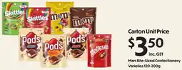 Campbells Wholesale Mars Bite-Sized Confectionery Varieties offer
