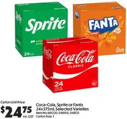 Campbells Wholesale Coca-Cola, Sprite or Fanta offer