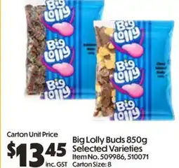 Campbells Wholesale Big lolly buds selected varieties offer