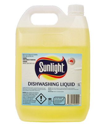 BIG W Sunlight dishwashing liquid 5-litre offer