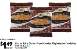 Campbells Wholesale Future bake gluten free cookies selected varieties offer
