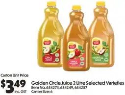 Campbells Wholesale Golden Circle Juice offer