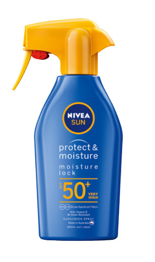 BIG W Nivea sun sunscreen spray spf50+ 300ml offer